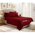 thumbnail image 1 of Empyrean Bedding  18"-24" Extra Deep Pocket Sheets Set - Ultra Soft Luxury Bed Sheet Set King - Ruby Wine, 1 of 9