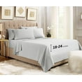 thumbnail image 1 of Empyrean Bedding  18"-24" Extra Deep Pocket Sheets Set - Ultra Soft Luxury Bed Sheet Set Queen - Silver Light Gray, 1 of 9