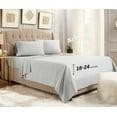 thumbnail image 1 of Empyrean Bedding  18"-24" Extra Deep Pocket Sheets Set - Ultra Soft Luxury Bed Sheet Set Twin - Silver Light Gray, 1 of 9