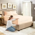 thumbnail image 1 of Empyrean Bedding 3 Piece Sheet Set - Premium 18” - 21” Extra Deep Pocket Fitted Sheet with 2 Pillowcases – California King, Blush, 1 of 5