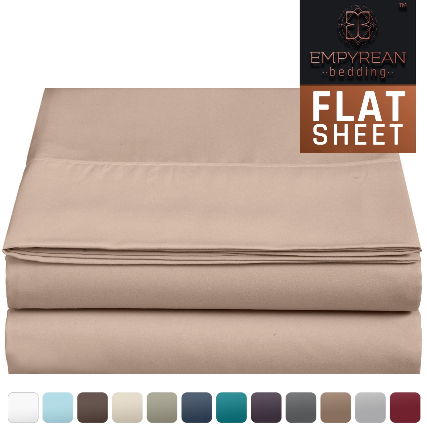 Empyrean Bedding Premium Flat Sheet “110 GSM” Double Brushed