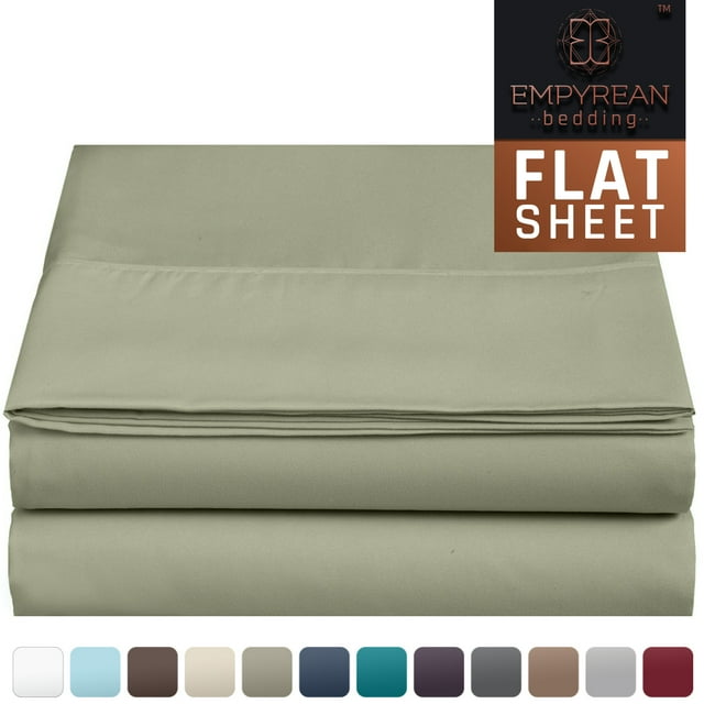 Empyrean Bedding Premium Flat Sheet “110 GSM” Double Brushed