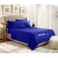 thumbnail image 1 of Empyrean Sheet Set (6pc) Microfiber 24" Extra Deep Pocket Bed Sheet Set, Queen, Royal Blue, 1 of 9