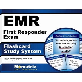 Emr First Responder Exam Flashcard Study System : Emr Test Practice Questions & Review for the Nremt Emergency Medical Responder Exam (Cards)
