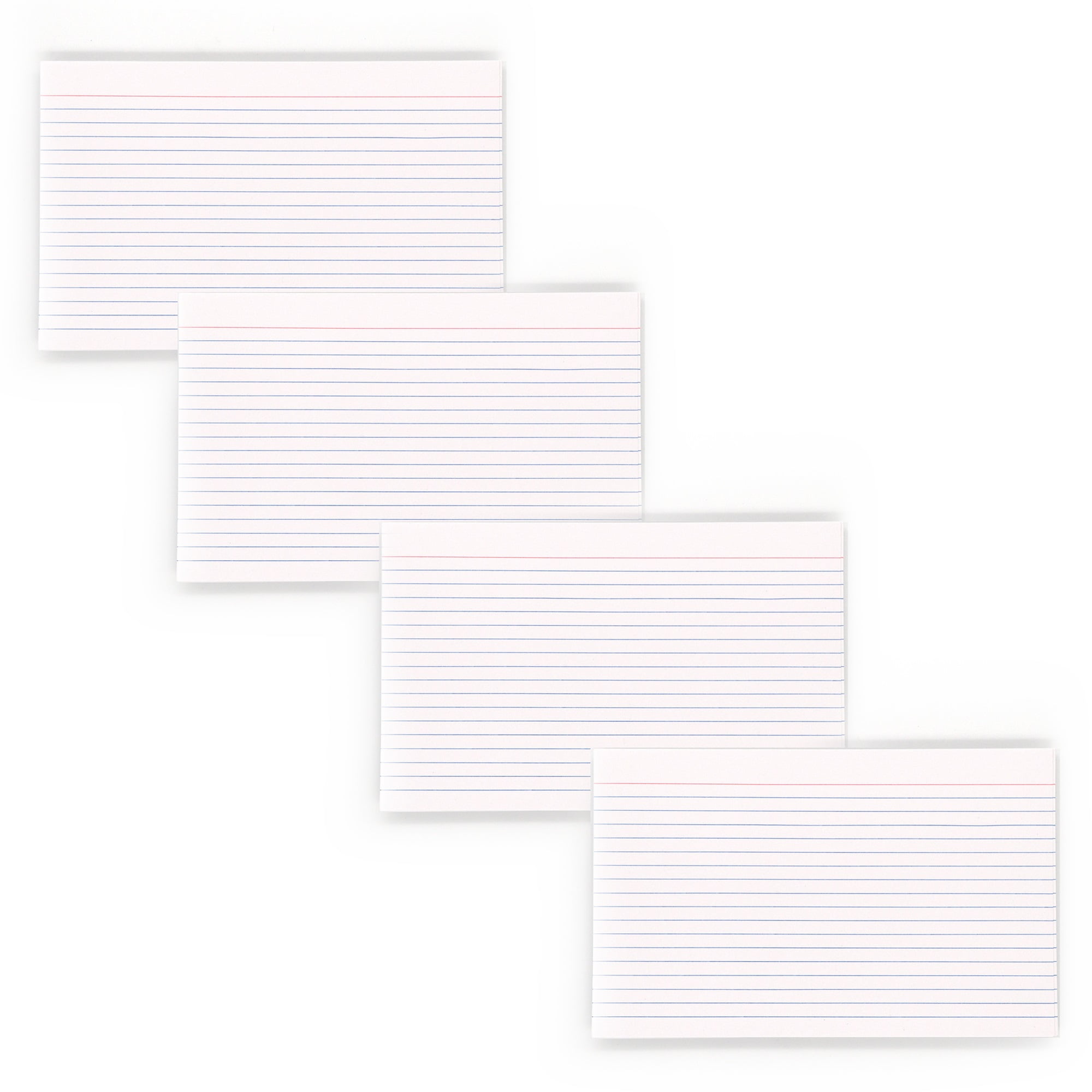 Emraw 200 ct. Ruled White Index Card Plain Back 5Ã¢â‚¬?x 8Ã¢â‚¬? Ã¢â‚¬â ...