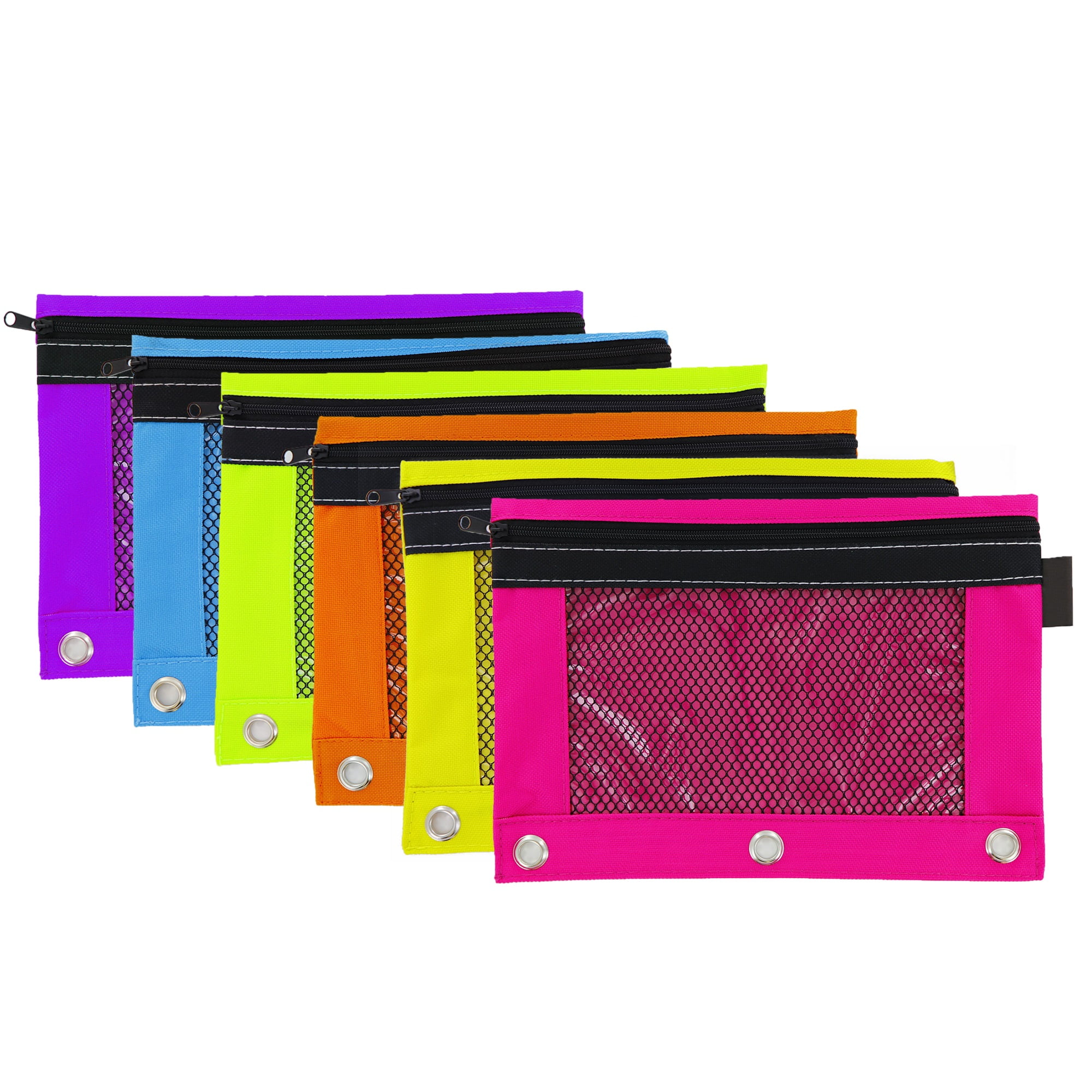 Five Star 2-In-1 Pencil Pouch, Assorted Colors 