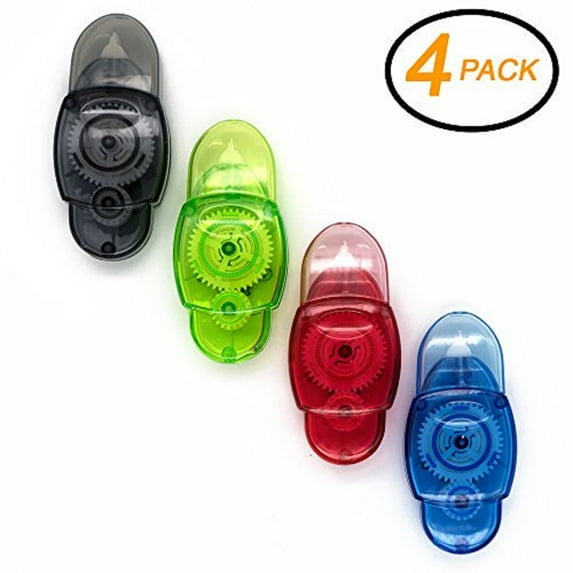 Emraw 5mm X 196" Mini Fashion Correction Tape Multicolor (4 Pack)