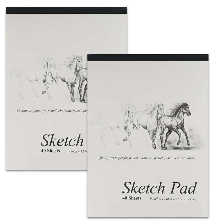 Emraw 9 X 12 Premium Sketch Pad Quality Art Paper for Pencil