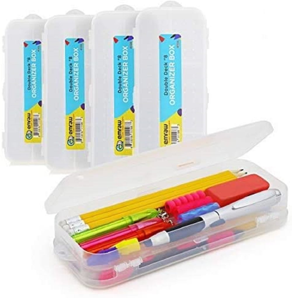Divided pencil box discount