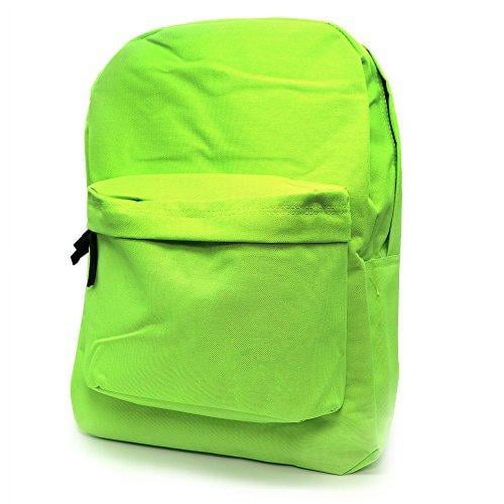Emraw Multipurpose Schoolbag Travel Backpack For Girls Casual Security Backpack Women Rucksack with Trim Adjustable Straps Fashion Backpack Office School Laptop Bag, Lime Green Classic - image 1 of 4