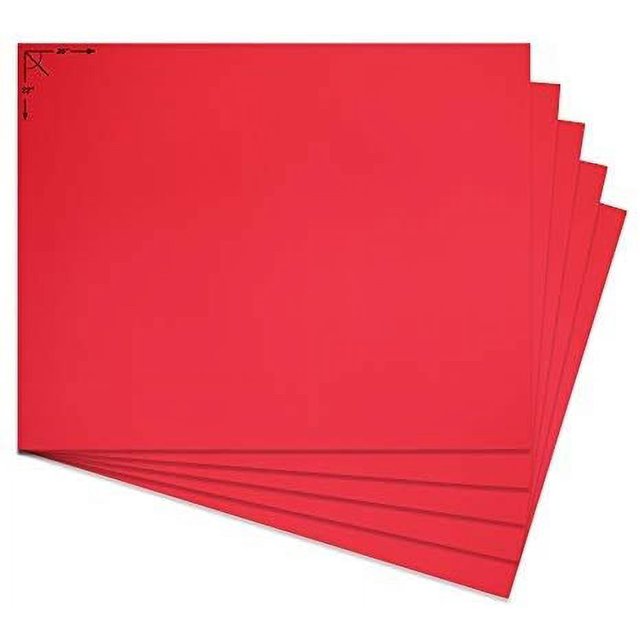 Emraw Poster Board Lightweight Craft Backing Boards for Presentations Office Sign Blank Painting
