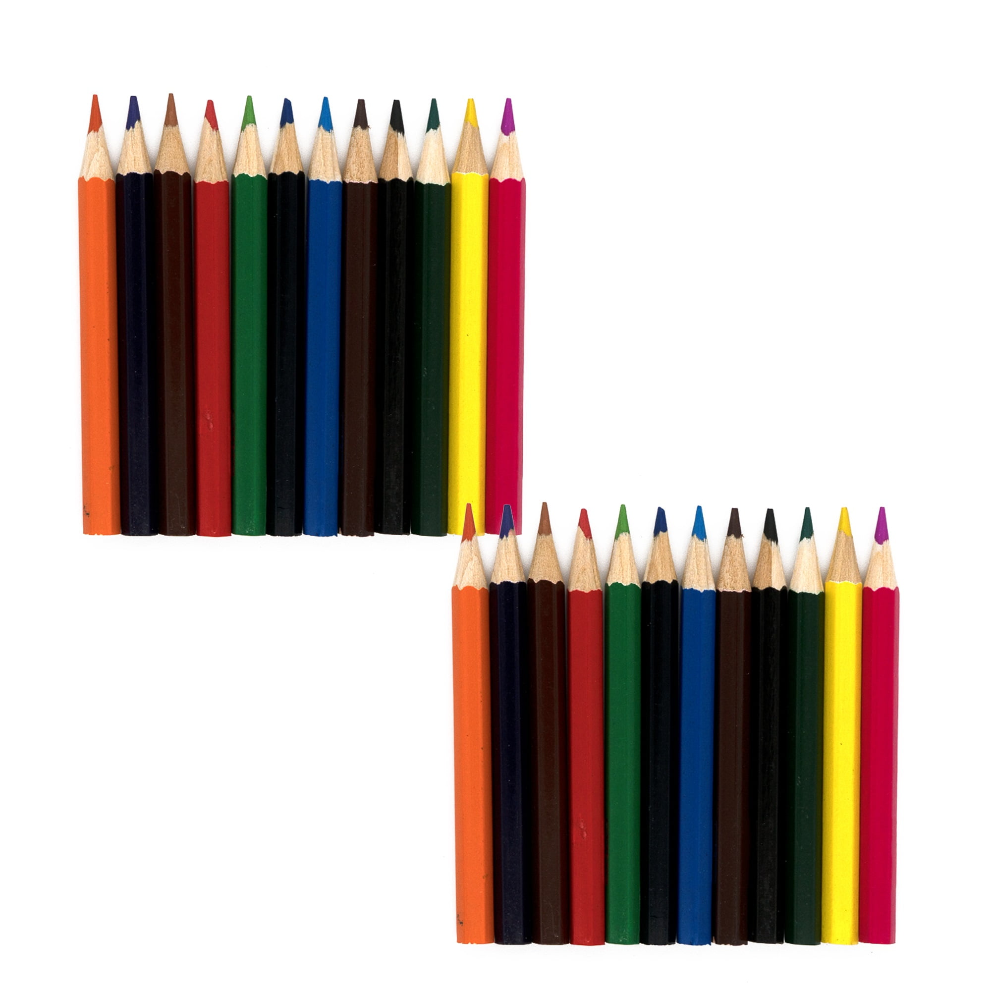 Mini Colored Pencil Kit - Set of 12 with Storage Tube and Sharpener –  Whimsicals Paperie