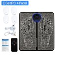Ems Foot Massager Pad Portable Foldable Massage Mat Pulse Muscle