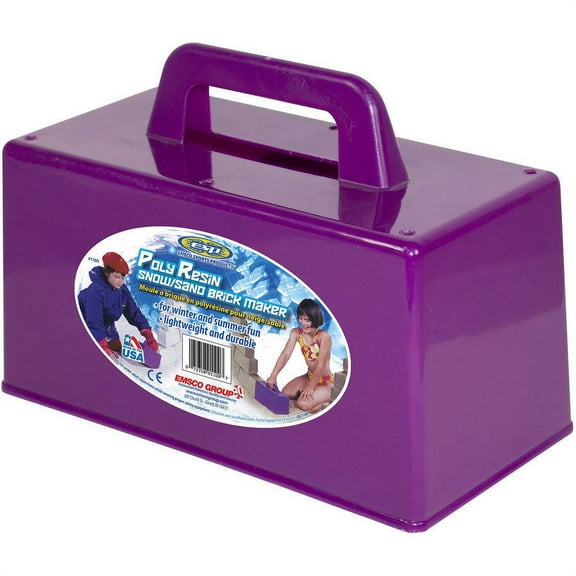 Emsco Group 1100 Sand or Snow Poly Brick Maker Toy for Kids