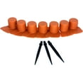 thumbnail image 1 of Emsco Group 2.5" x 21" Orange Polyethylene Garden Border Edging, 4 Pieces, 1 of 3