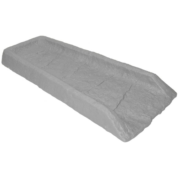 Emsco Group 2101-1 24" Poly Splash Block, Down Spout Diverter, Granite