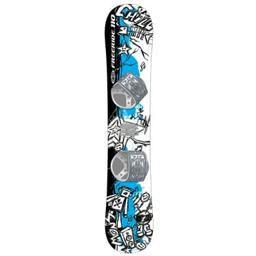 Emsco Group ESP 110 cm Graffiti Snowboard, Decorate with Included Markers and Stickers, Adjustable Bindings