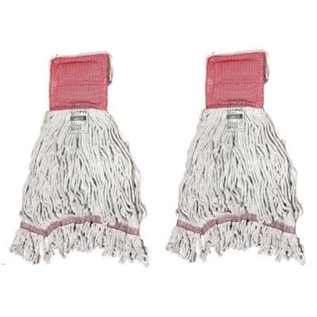EmscoGroup 6512-2 Large 4-Ply Looped End Cotton Mop With Band