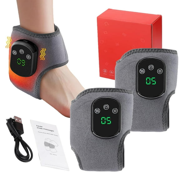 Emsence Foot Massager,Emsence Triple Technology Foot Massager,Em Sence Triple Therapy Foots Massage,3-Level Heat & Massage Adjustable,Smart Timer,Touch Screen (2PCS)