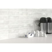 Emser Tile Passion 3 in. x 8 in. Glossy Porcelain Wall Tile (3.92 sq. ft./Case, 28 pcs/Case) White
