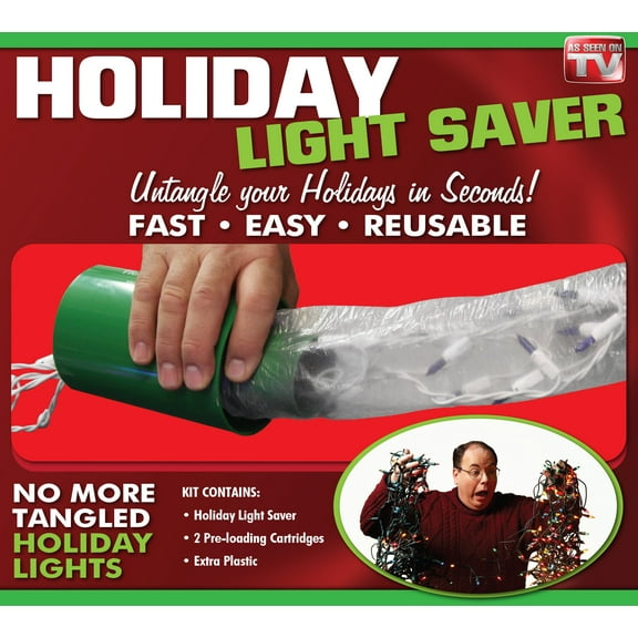 Emson 9467 Holiday Light Saver- a Complete System to Keep Your Holiday Lights Protected and Tangle Free