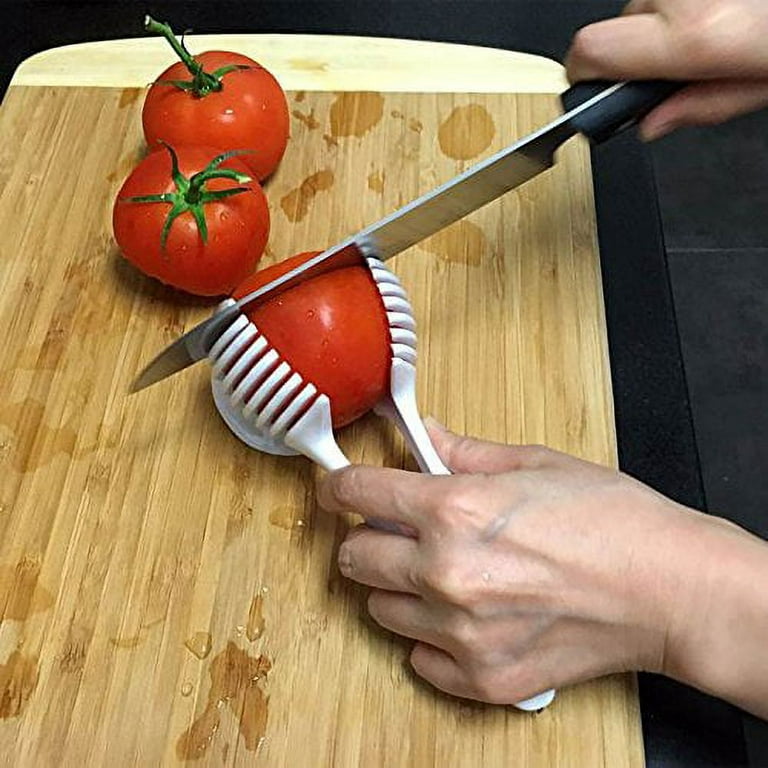 Multifunctional Handheld Tomato Round Slicer: Fruit & Vegetable Cutter