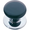 thumbnail image 1 of Emtek 86009 Ebony 1-3/8" Mushroom Cabinet Knob From The Porcelain Collection - Bronze, 1 of 1
