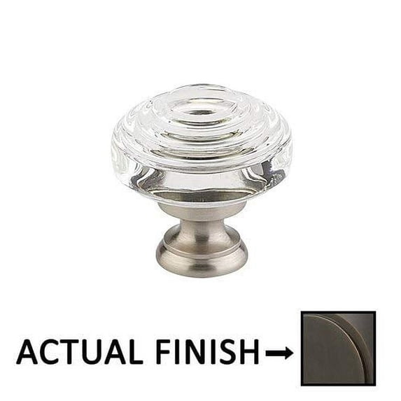 Emt 86563 Us10b Deco 1.25 In Crystal Cab Knob
