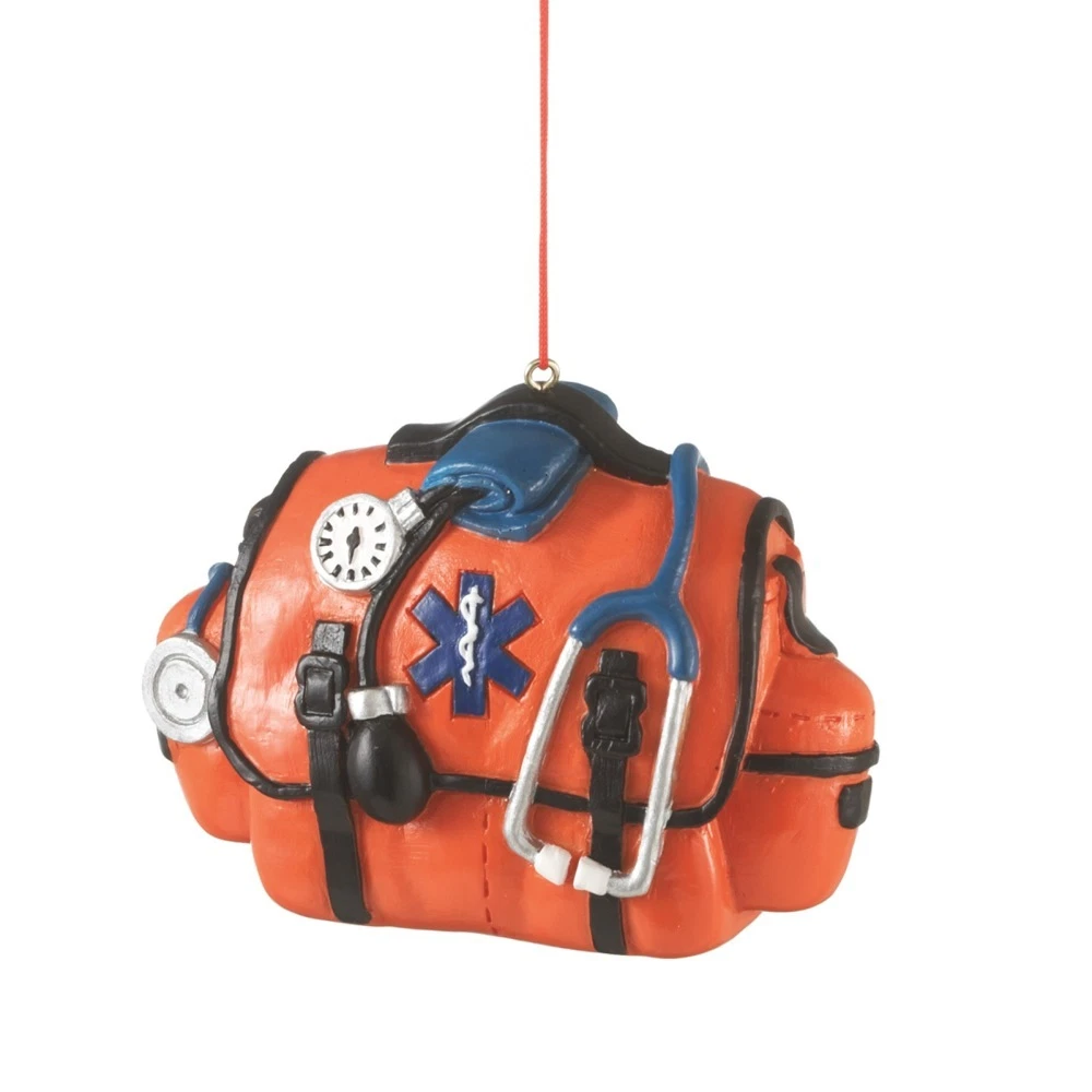 Emt Paramedic Medical Bag Christmas Tree Ornament, 3.25" Long, By Midwest Cbk