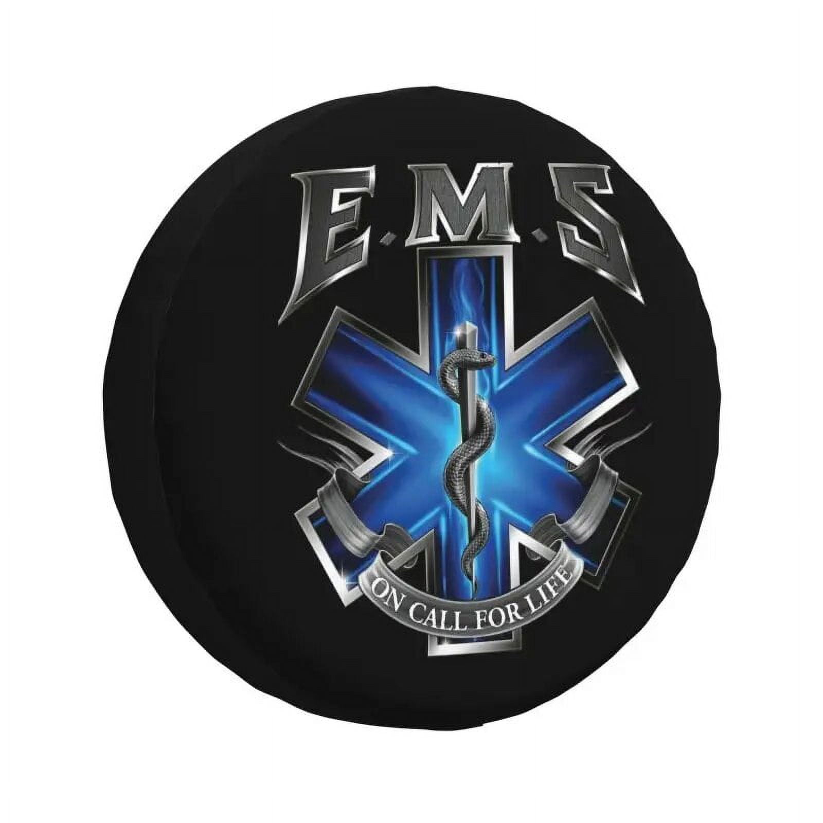 Emt Star Of Life Spare Wheel Cover for Hummer 4x4 SUV Custom Paramedic ...