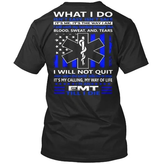 Emt T-Shirt Made in the USA Size S to 5XL