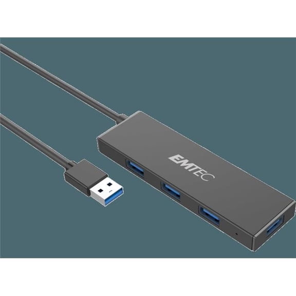 Emtec ECHUBT620A 4-Port T620A USB 3.1 Ultra Slim Hub