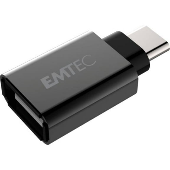 Emtec T600 USB 3.1 to Type-C 3.1 Adapter, Black