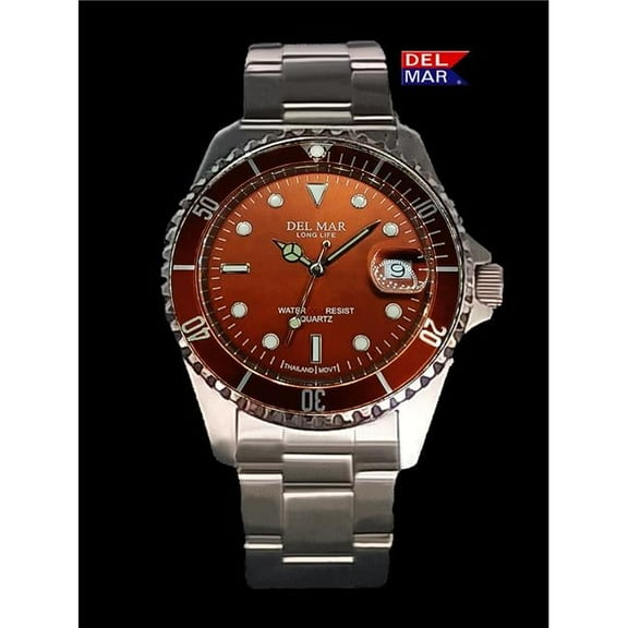 Emtech La Costa Co. 50374 Men's Long Life Classic Coronado Bronze Face & Bezel SS Watch 4