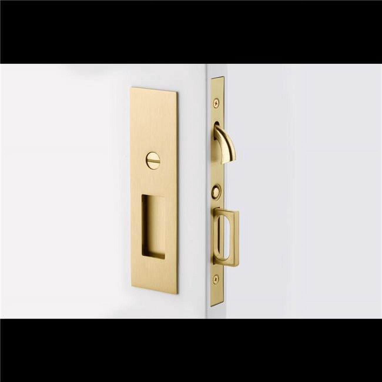 Emtek 2155US4138 Narrow Modern Rectangular Privacy Pocket Door,