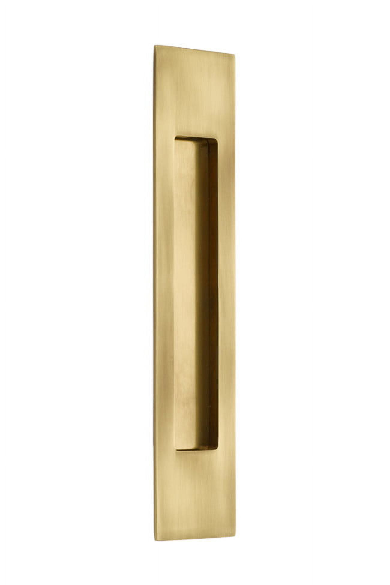 Emtek 220310US7 Modern Rectangular Flush Pull, French Antique Brass
