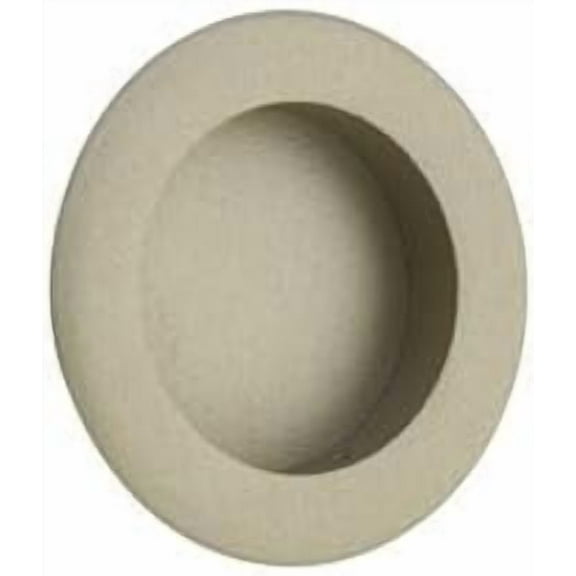 Emtek 2211 2-1/2 Inch Diameter Round Flush Door Pull, Satin Nickel