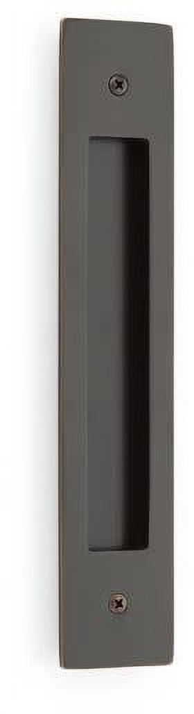 Emtek 221710 Modern Rectangular 8" Center To Center Flush Door Pull - Bronze