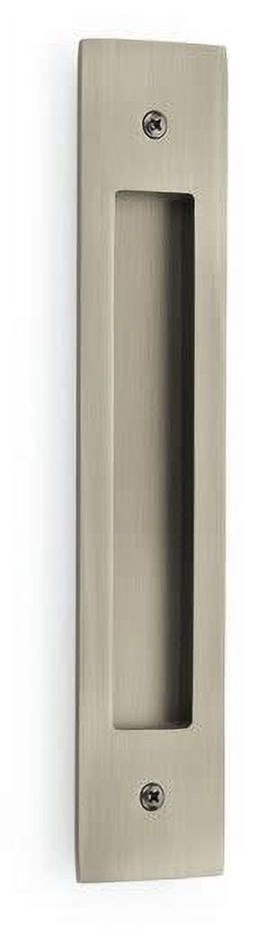Emtek 221710 Modern Rectangular 8" Center To Center Flush Door Pull - Grey