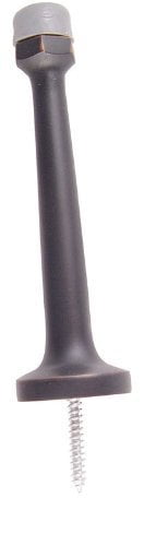 Emtek 2232US19 3" Long Baseboard Door Stop - Black