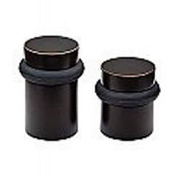 Emtek 2258US14 2 in. Cylinder Floor Bumper, Bright Nickel