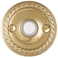 thumbnail image 1 of Emtek 2401 2-3/4" Diameter Rope Style Brass Lighted Doorbell Rosette From The Forged Brass, 1 of 2