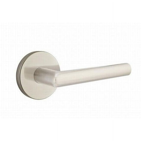 Emtek 5209STUUS15RH Stuttgart Lever Right Hand Privacy with Disk Rose, Satin Nickel