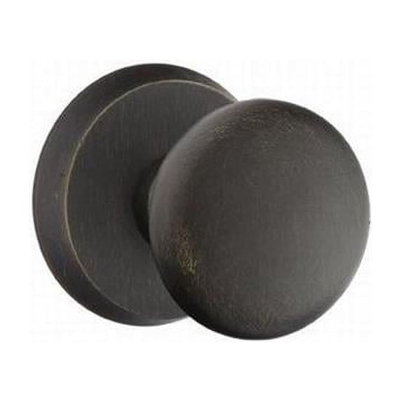 Emtek 7206WCMB Winchester Knob Privacy with Style No. 2 Rose, Medium Bronze