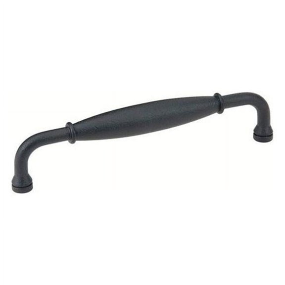 Emtek 76023 Fb Normandy Fixed Pull 3.5 in in Flat Black Steel