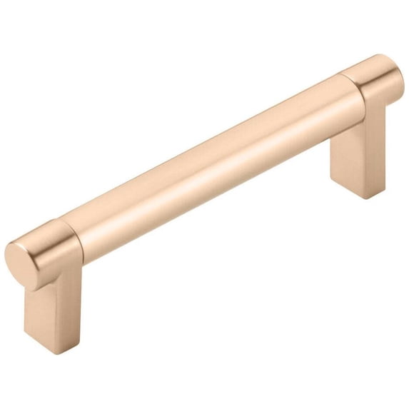 Emtek 84053.RECSCU.SMSCU Smooth 4" Center To Center Bar Cabinet Pull - Satin Copper /