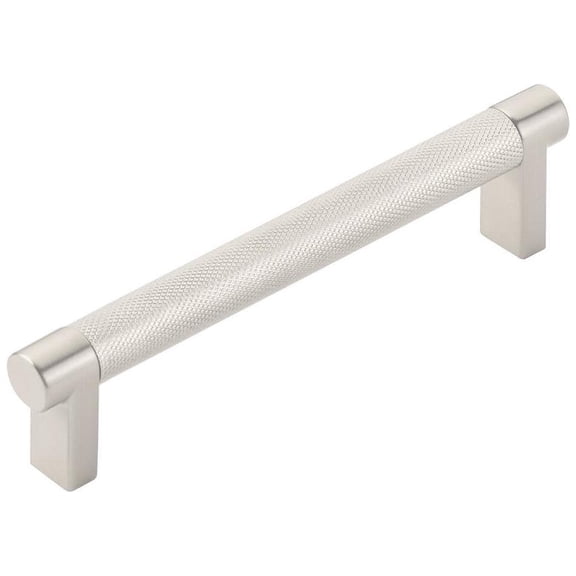 Emtek 84054.Rec.Kn Knurled 5" Center To Center Bar Cabinet Pull - Satin Nickel / Satin