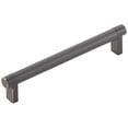 thumbnail image 1 of Emtek 84055.RECUS10B.KNUS10B Rectangular Stem Knurled Cabinet Pull with 6 in. Center to Center, Oil Rubbed Bronze, 1 of 1