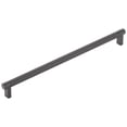 thumbnail image 1 of Emtek 84058.RECUS19.KNUS19 Knurled 12" Center To Center Bar Cabinet Pull - Flat Black /, 1 of 1