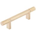 thumbnail image 1 of Emtek 84152.RCBUS4.KNUS4 Knurled 3-1/2" Center To Center Bar Cabinet Pull - Satin Brass /, 1 of 1